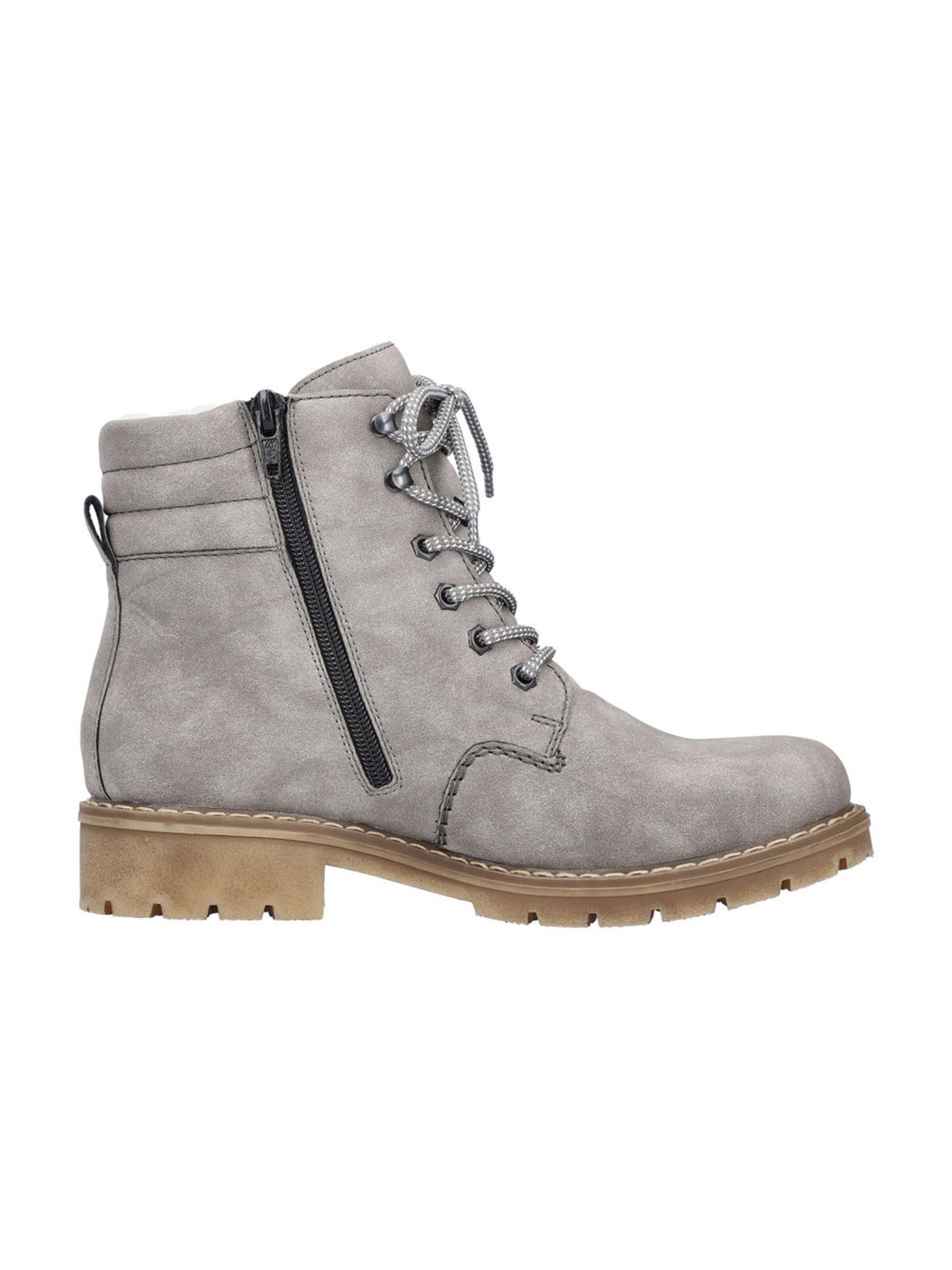 Rieker Ботинки на шнуровке в Серый