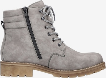 Rieker Lace-up bootie in Grey