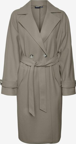 VERO MODA Between-Seasons Coat in Green: front