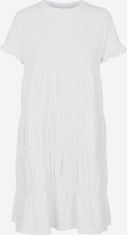 Robe OBJECT en blanc : devant