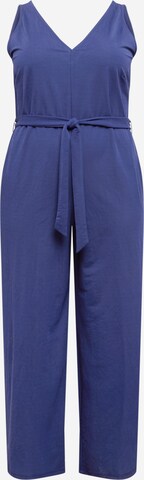 ONLY Carmakoma Jumpsuit 'FIONA' in Blauw: voorkant