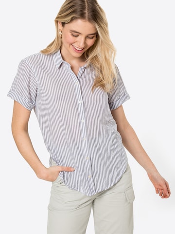 Abercrombie & Fitch Blouse in Blauw: voorkant