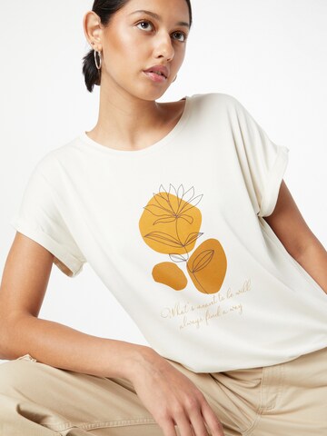 T-shirt 'MARICA' Soyaconcept en jaune