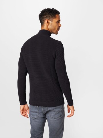 !Solid Pullover in Schwarz