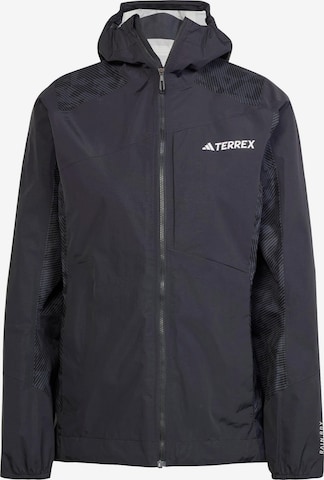 ADIDAS TERREX Outdoorjacke 'Xperior Hybrid' in Schwarz: Vorderseite