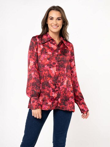 Camicia da donna '2TC001' di Quiosque in rosso: frontale