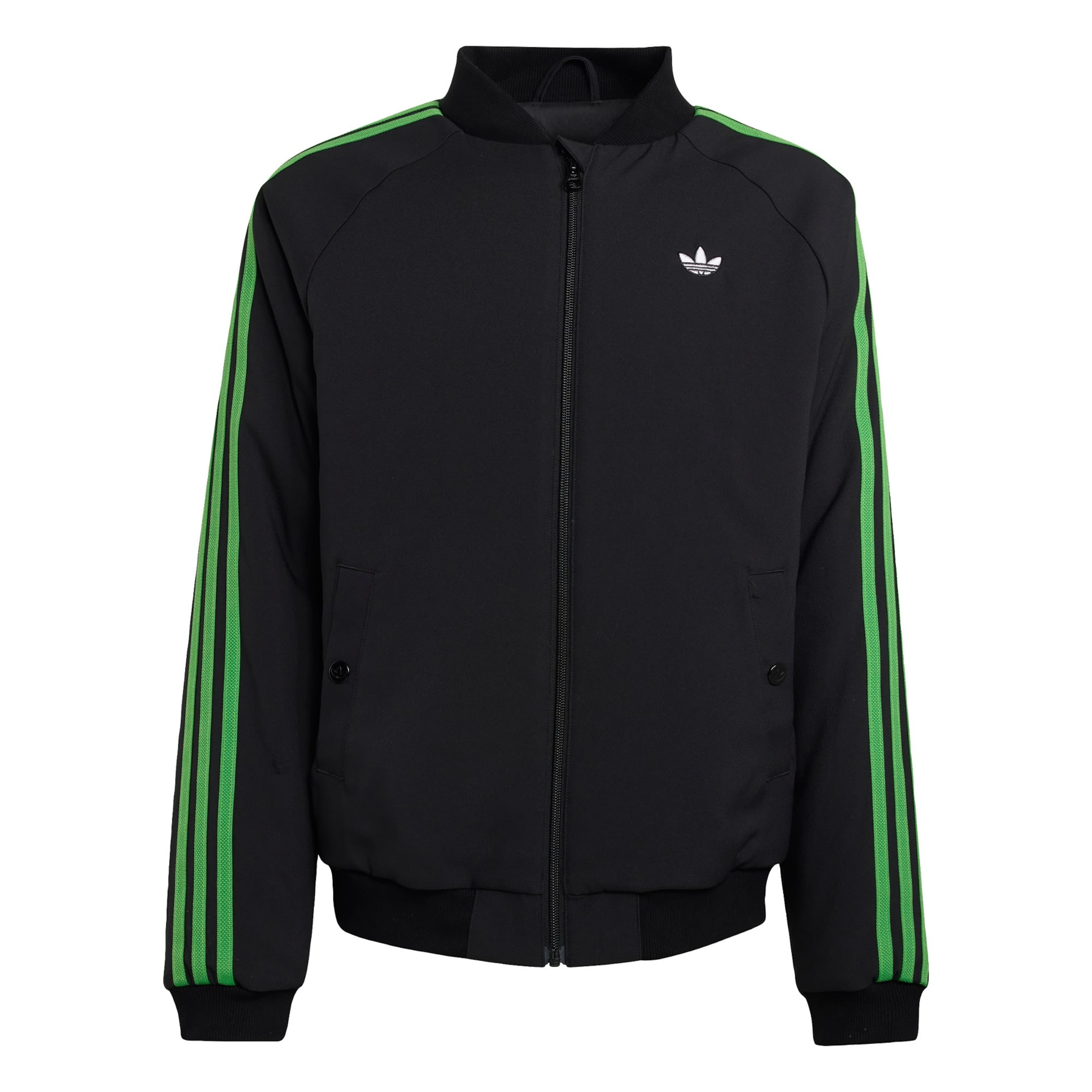 ADIDAS ORIGINALS - Chaqueta de entretiempo 'x Minecraft' en negro: frente