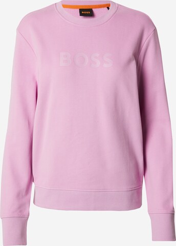 Sweat-shirt 'Ela 6' BOSS en violet : devant