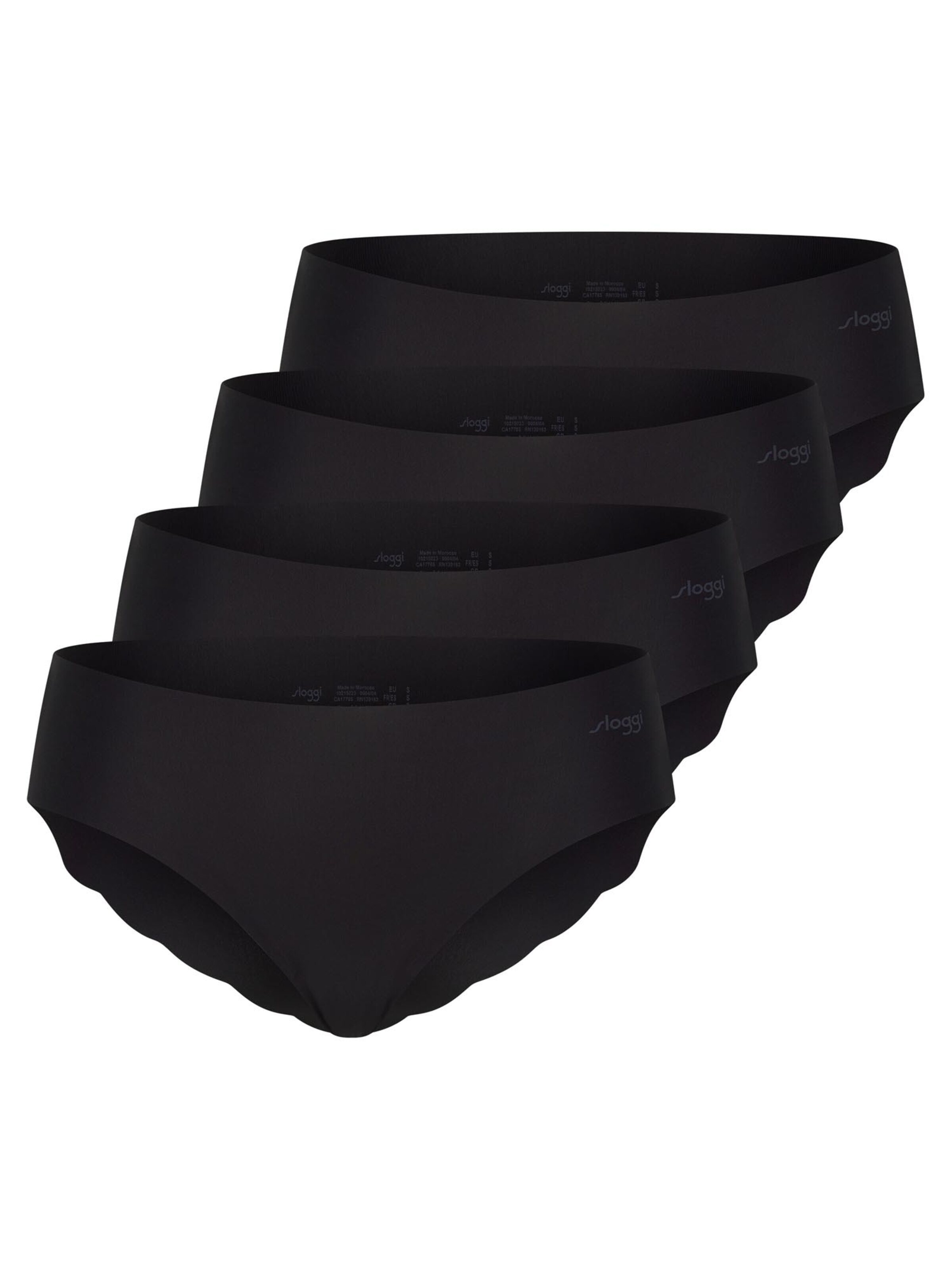 SLOGGI Panty 'ZERO Microfibre 2.0'‌‌‌‌‌ in Schwarz: Vorderseite