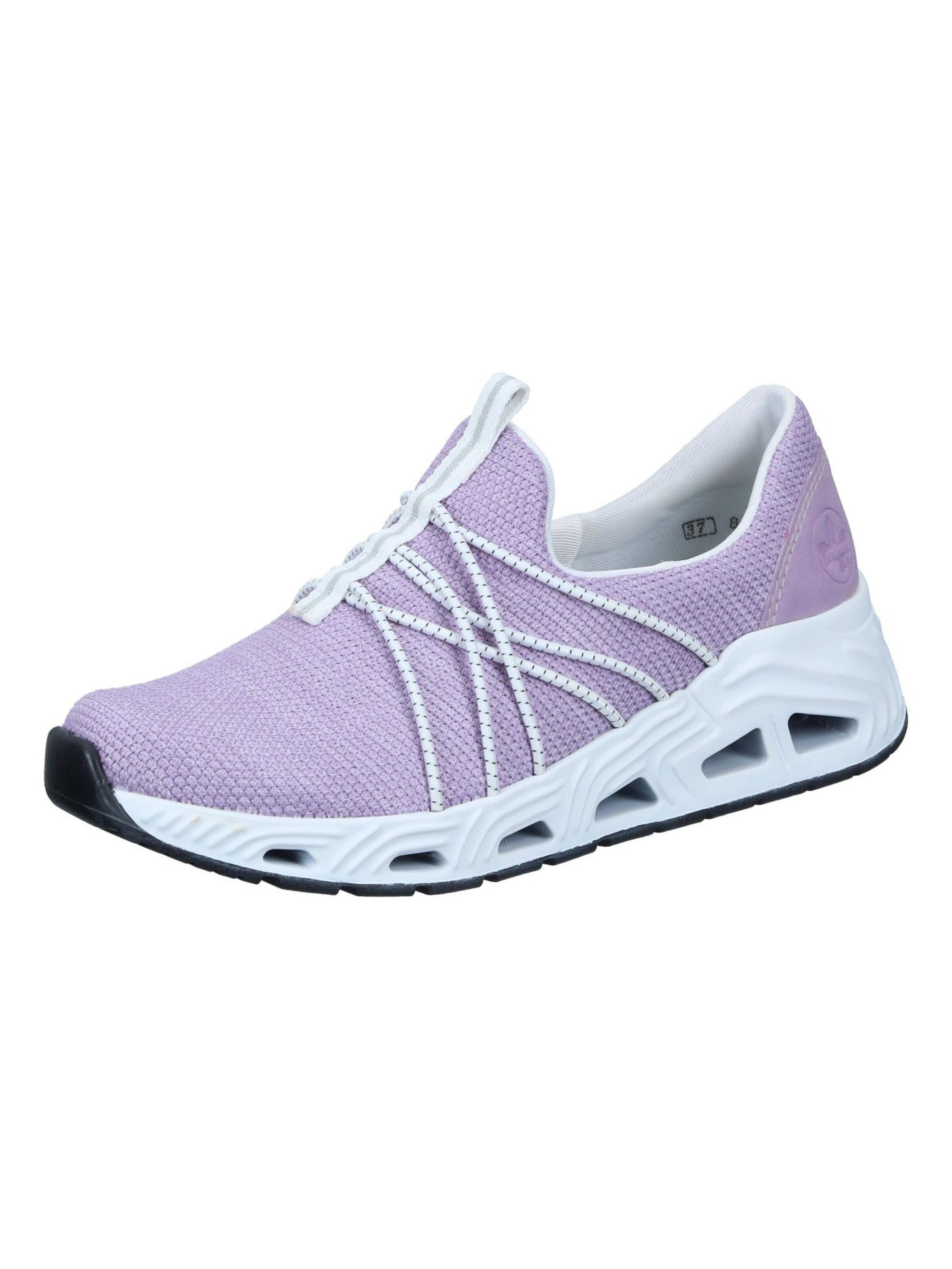 Rieker Classic Flats in Purple: front