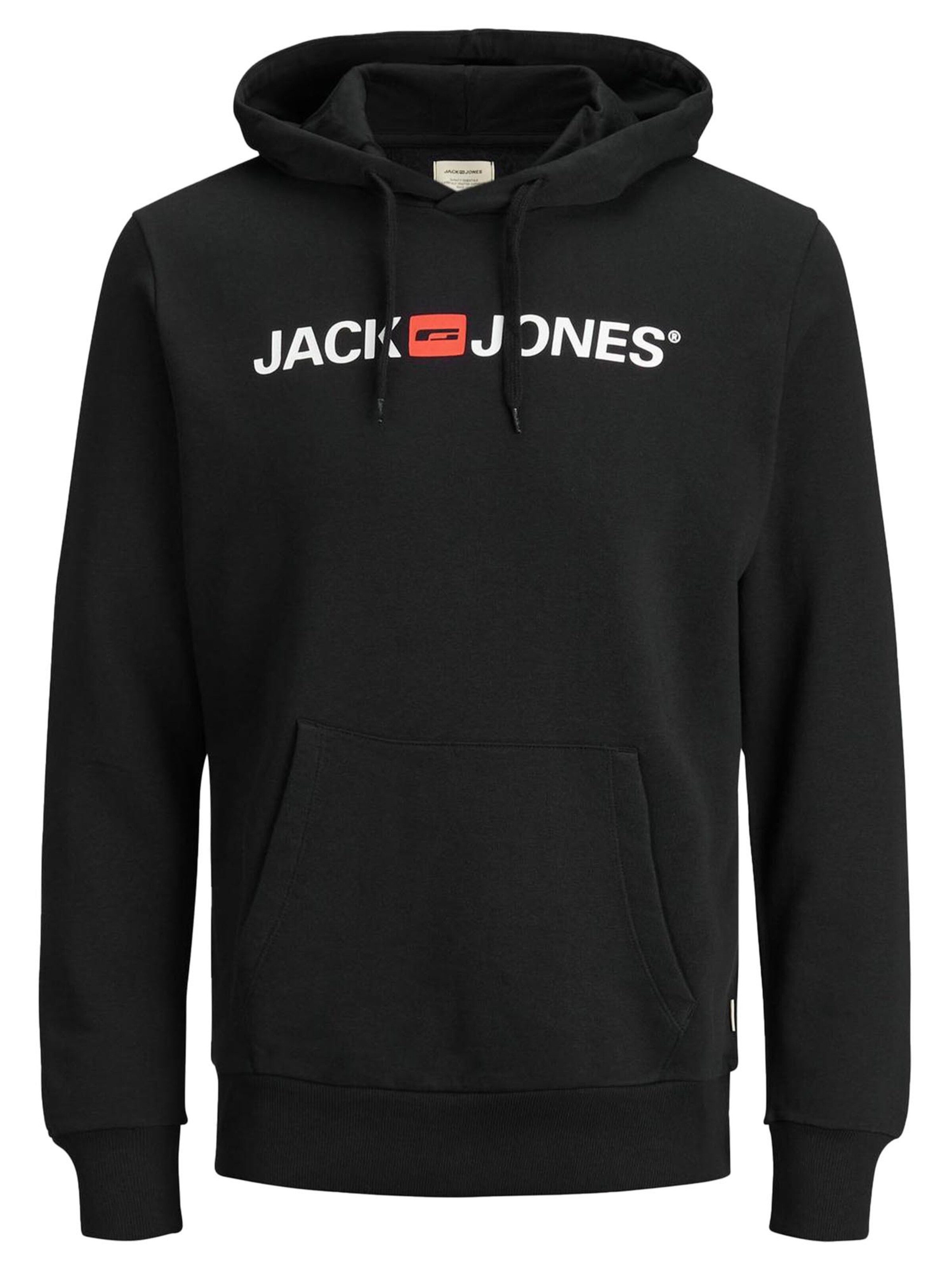 JACK & JONES Sweatshirt 'Corp' in Black: front