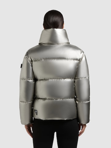 Veste d’hiver 'Rinja2 Shiny' khujo en argent
