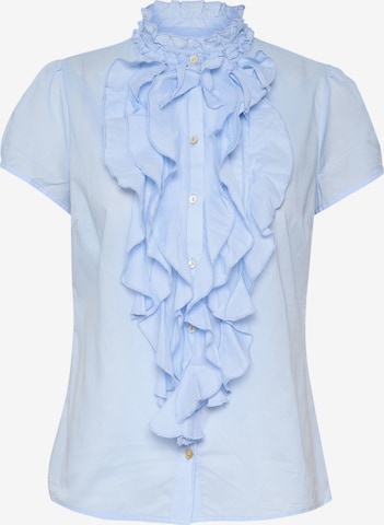 SAINT TROPEZ Blouse in Blauw: voorkant