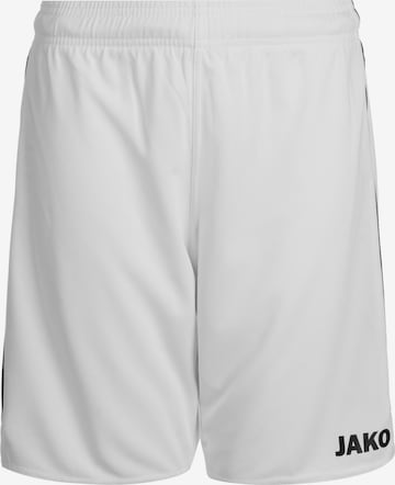 JAKO Regular Workout Pants in White: front