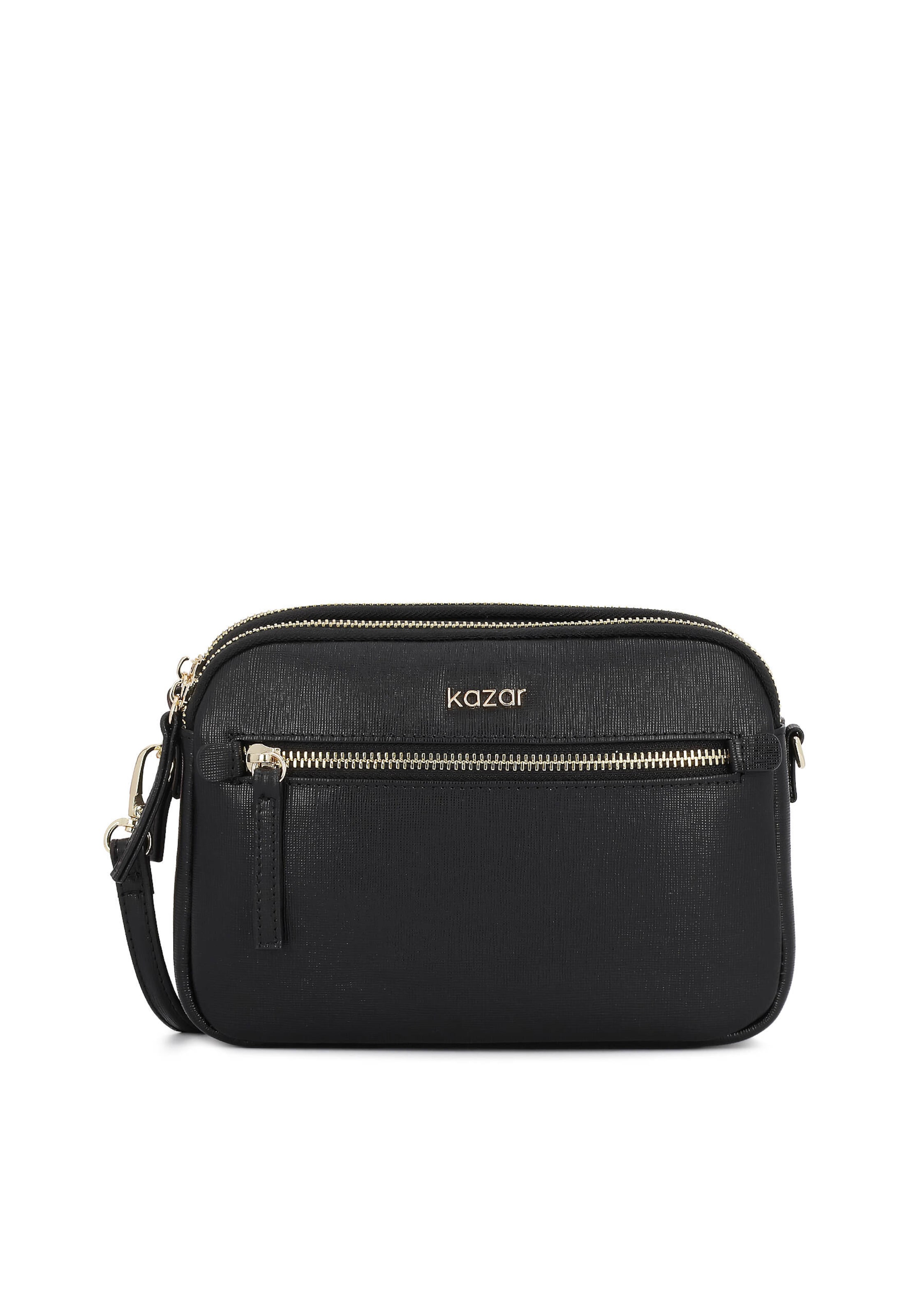 Kazar Torba za čez ramo | črna barva: sprednja stran