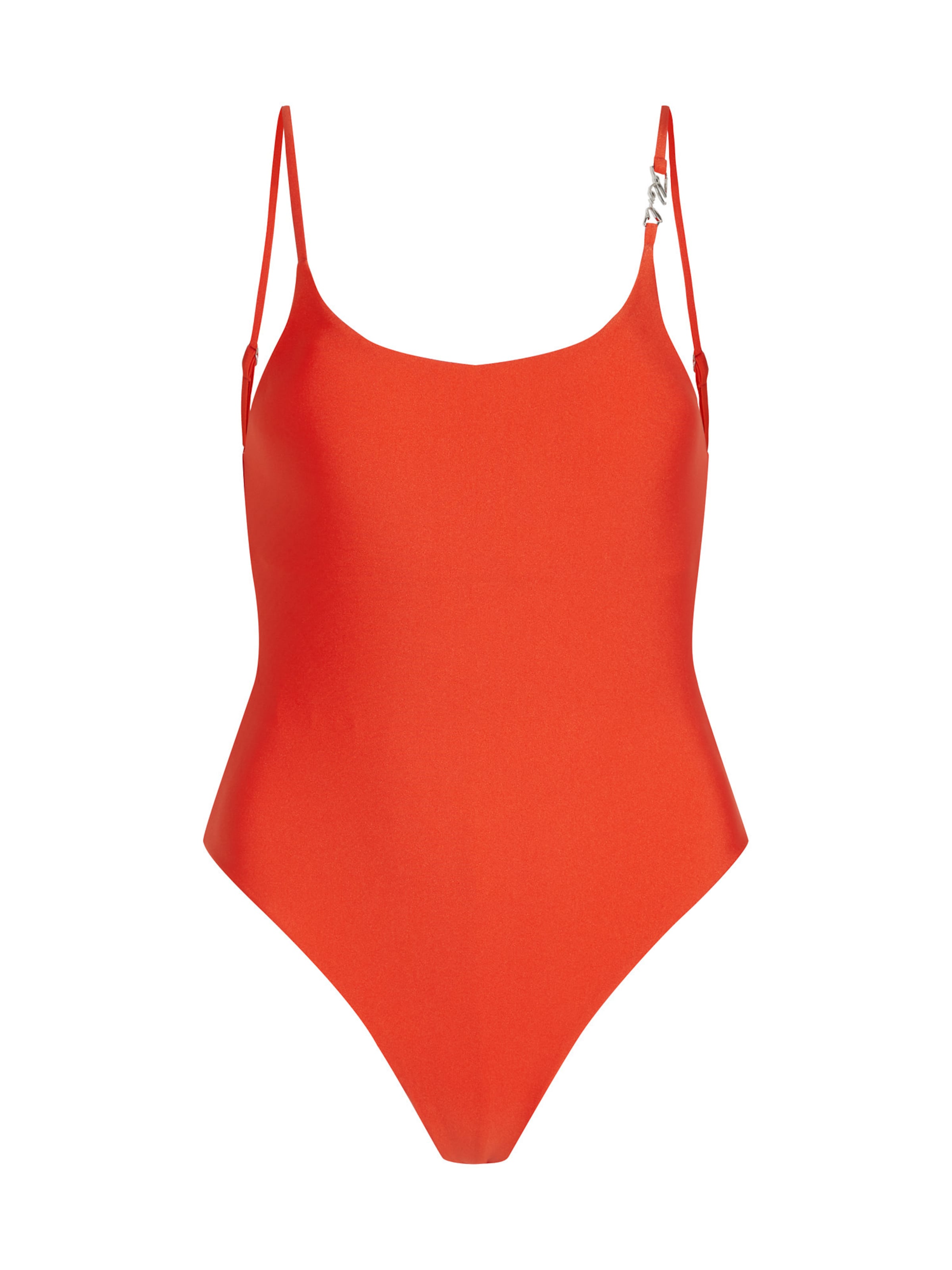 Costum de baie întreg de la Karl Lagerfeld pe portocaliu: față