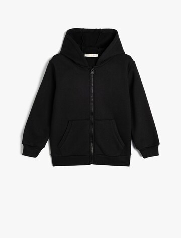 Koton Sweatvest in Zwart: voorkant