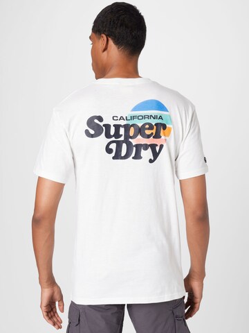 T-Shirt 'Cali' Superdry en blanc