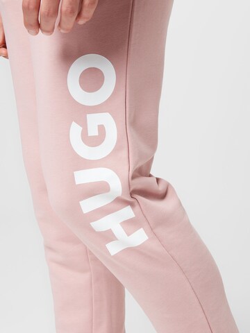 Effilé Pantalon 'Dutschi' HUGO en rose