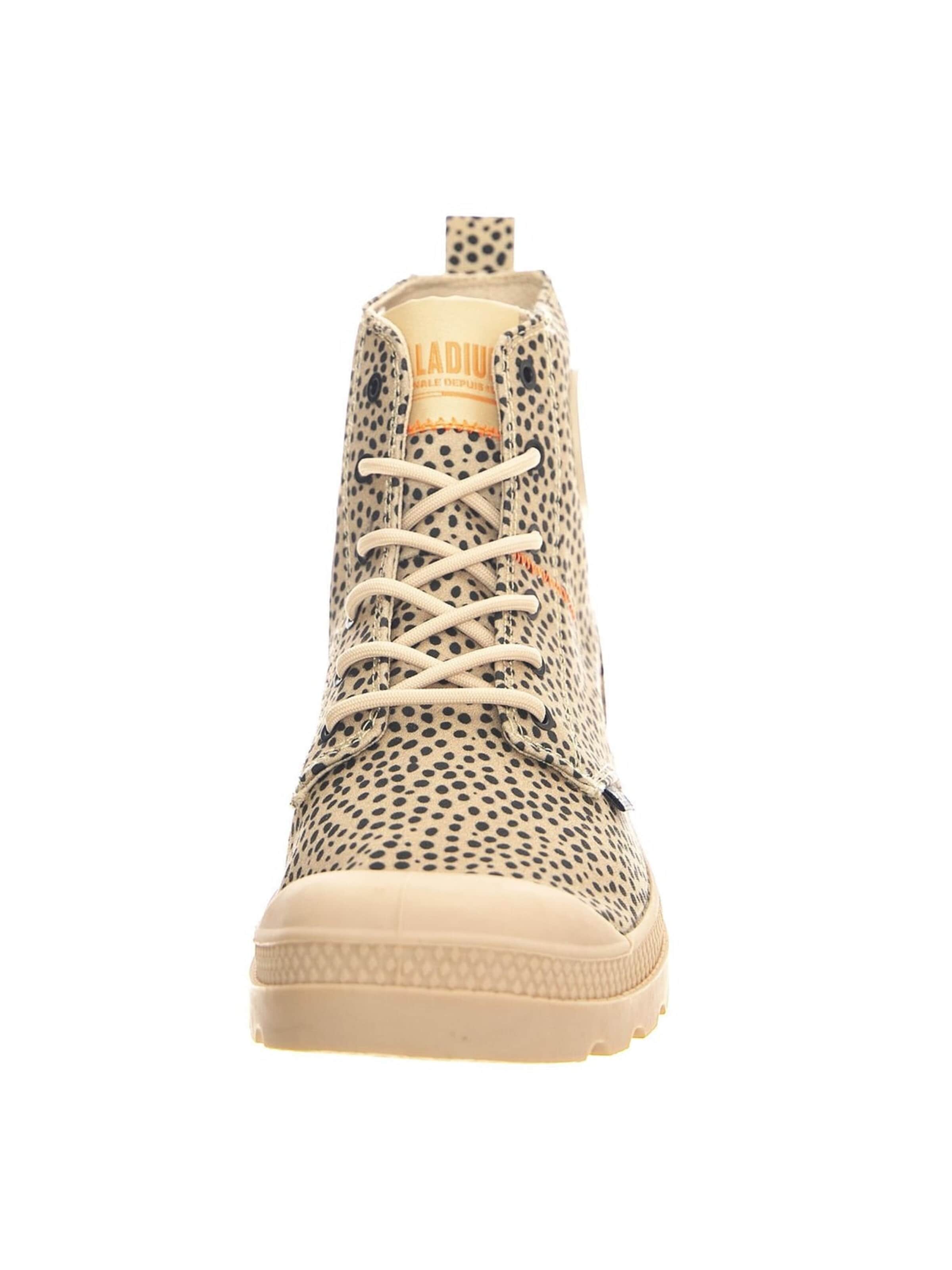 Bottes 'Pampa Hi Safari Sand Print' Palladium en marron