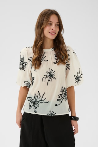 Chemisier 'CUBisera' CULTURE en beige : devant