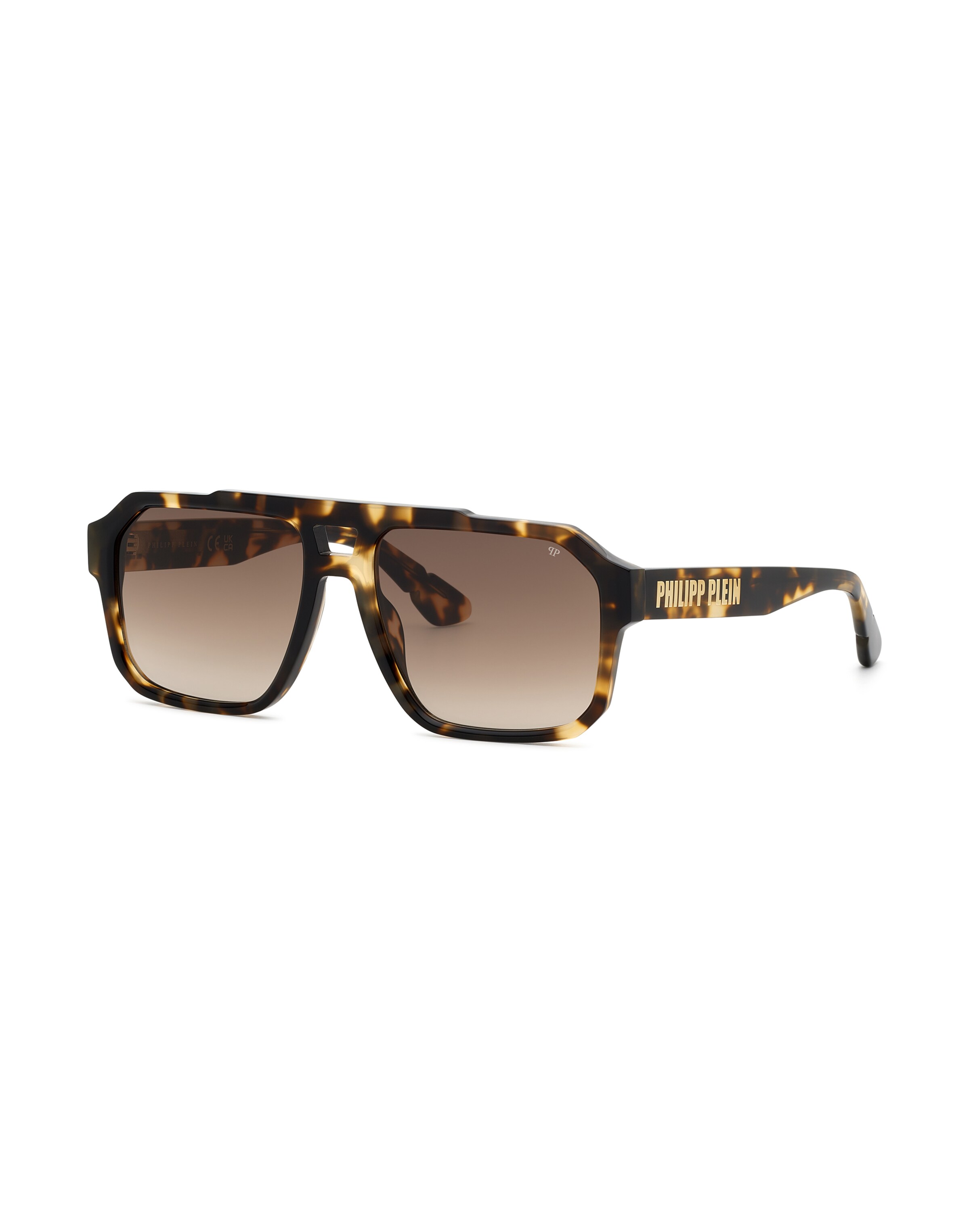 Philipp Plein - Óculos de sol em castanho