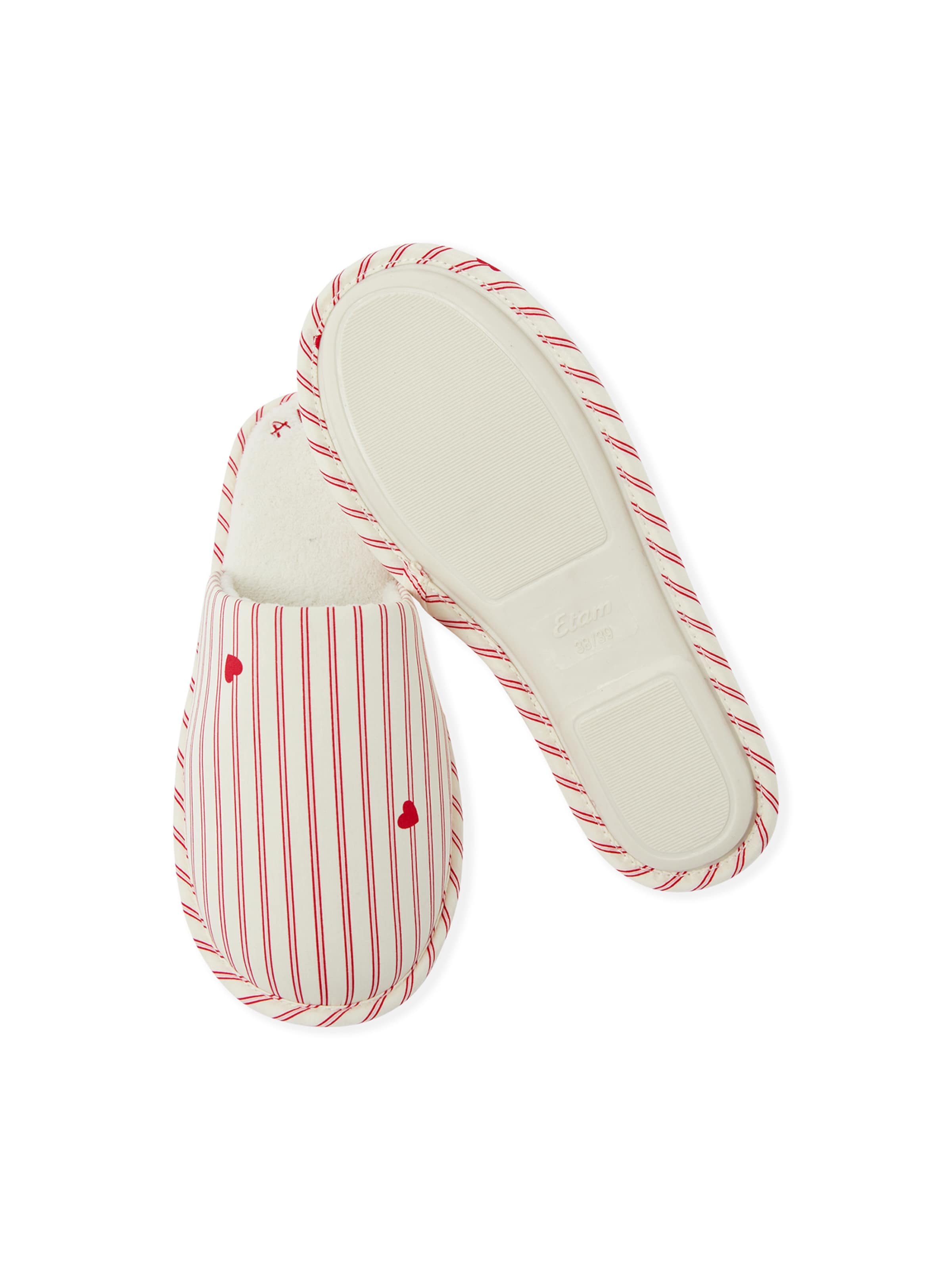 ETAM Hausschuh 'Battito' in Weiß