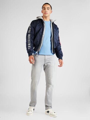 Veste mi-saison ALPHA INDUSTRIES en bleu