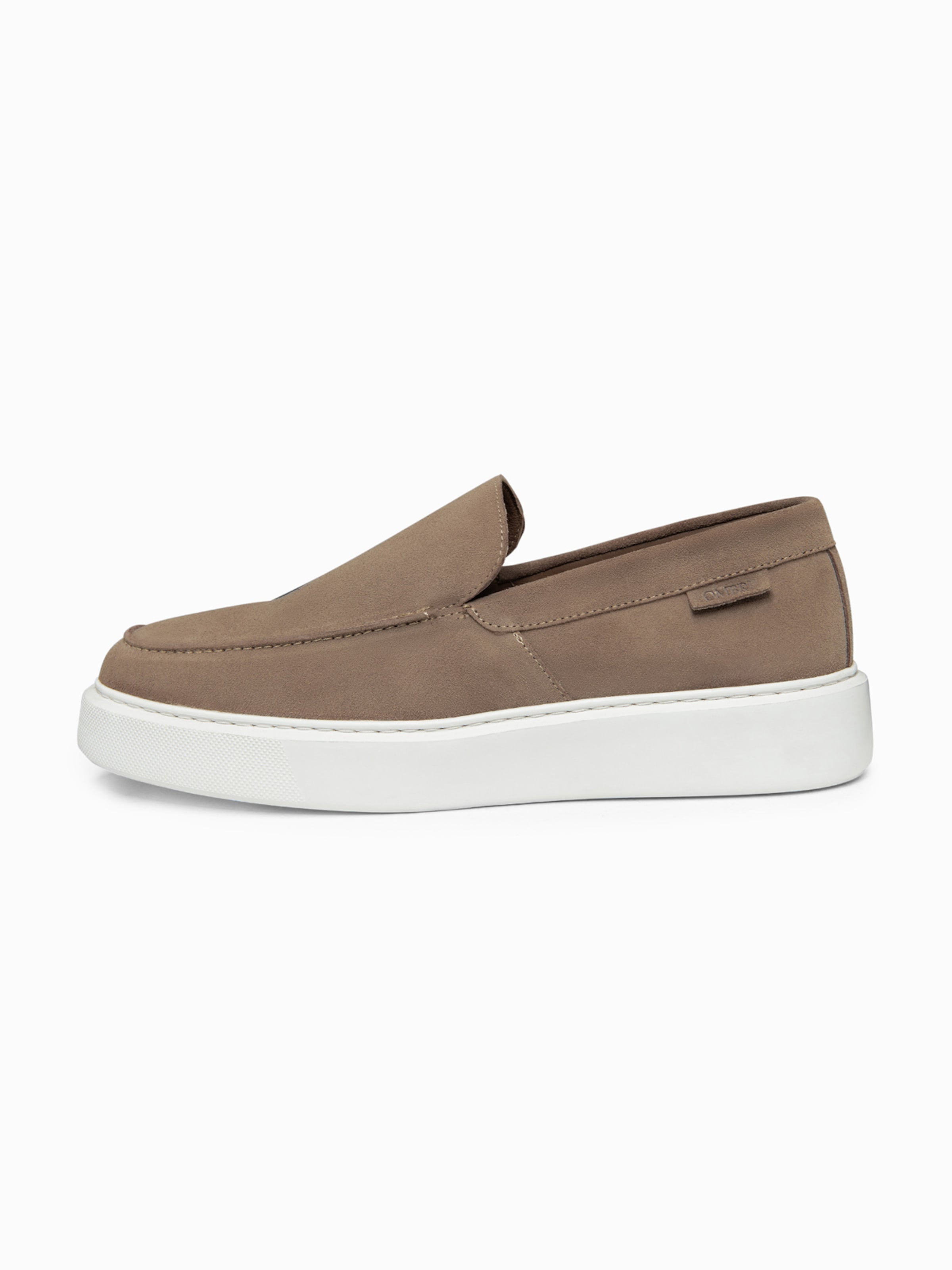 Ombre Mokassin in Beige: Vorderseite