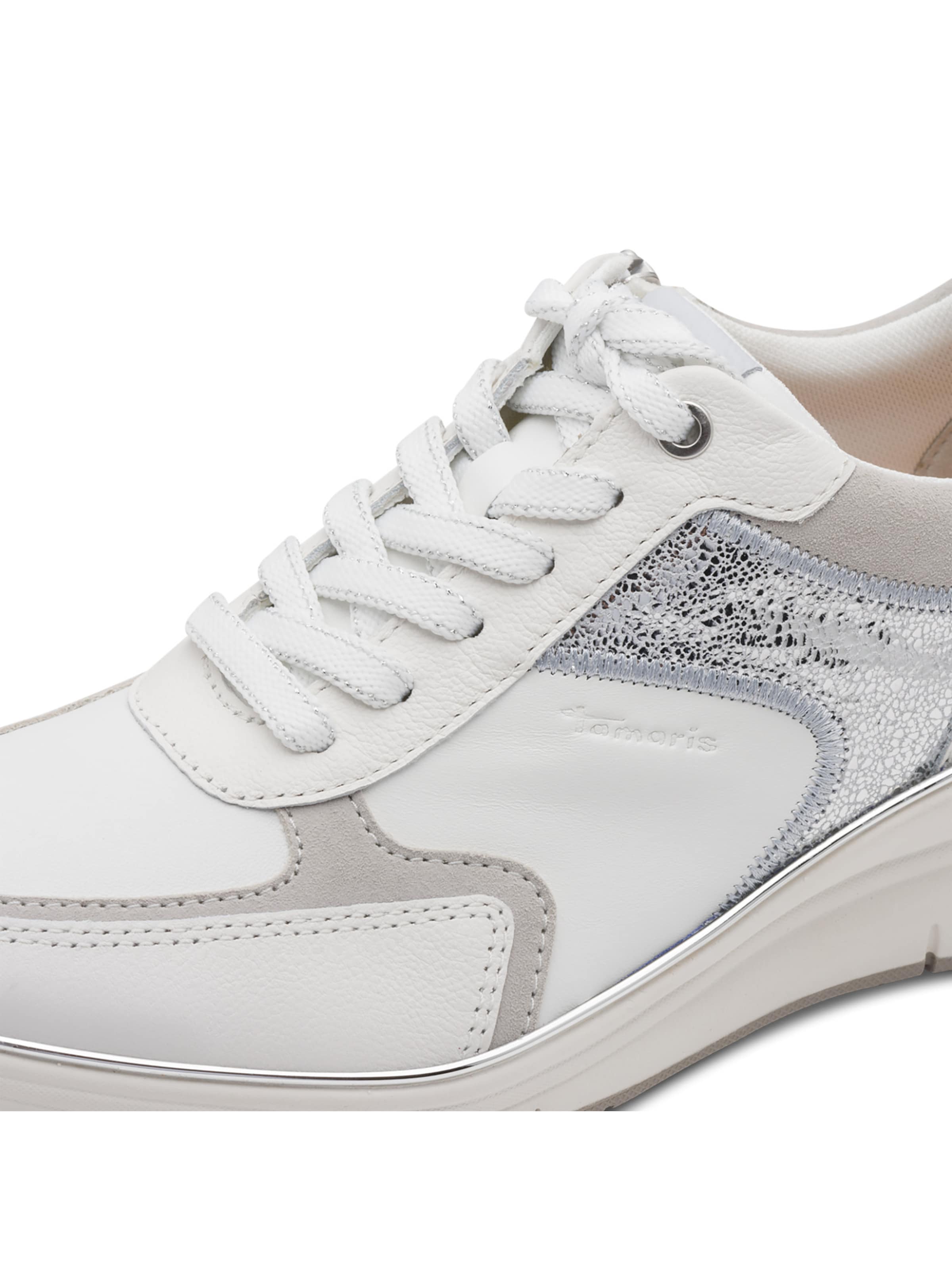 Tamaris Platform trainers in White