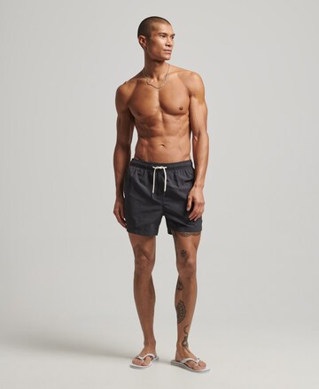 Superdry Zwemshorts in Zwart