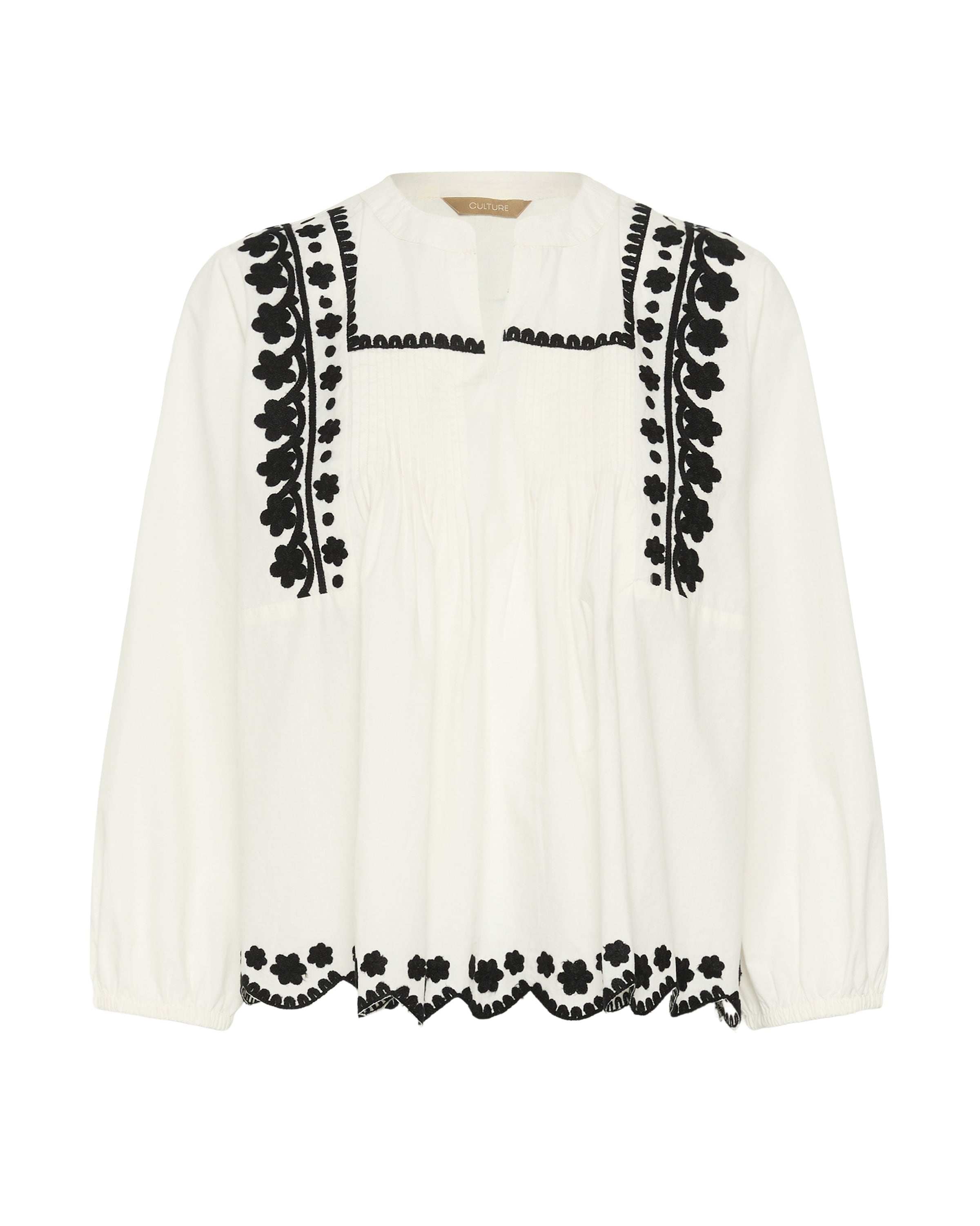 CULTURE - Blusa en blanco: frente