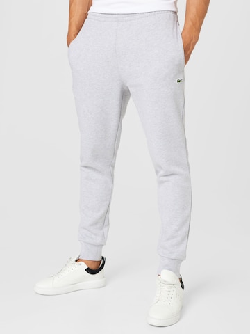 Coupe slim Pantalon LACOSTE en gris : devant