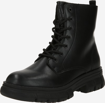 TOM TAILOR Lace-Up Ankle Boots in Black, Item view