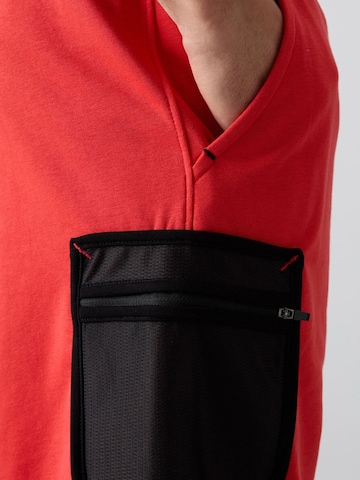 Tommy Life Wide leg Cargobroek in Oranje