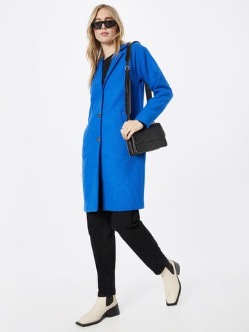 PIECES Between-Seasons Coat 'ALICE' in Blue