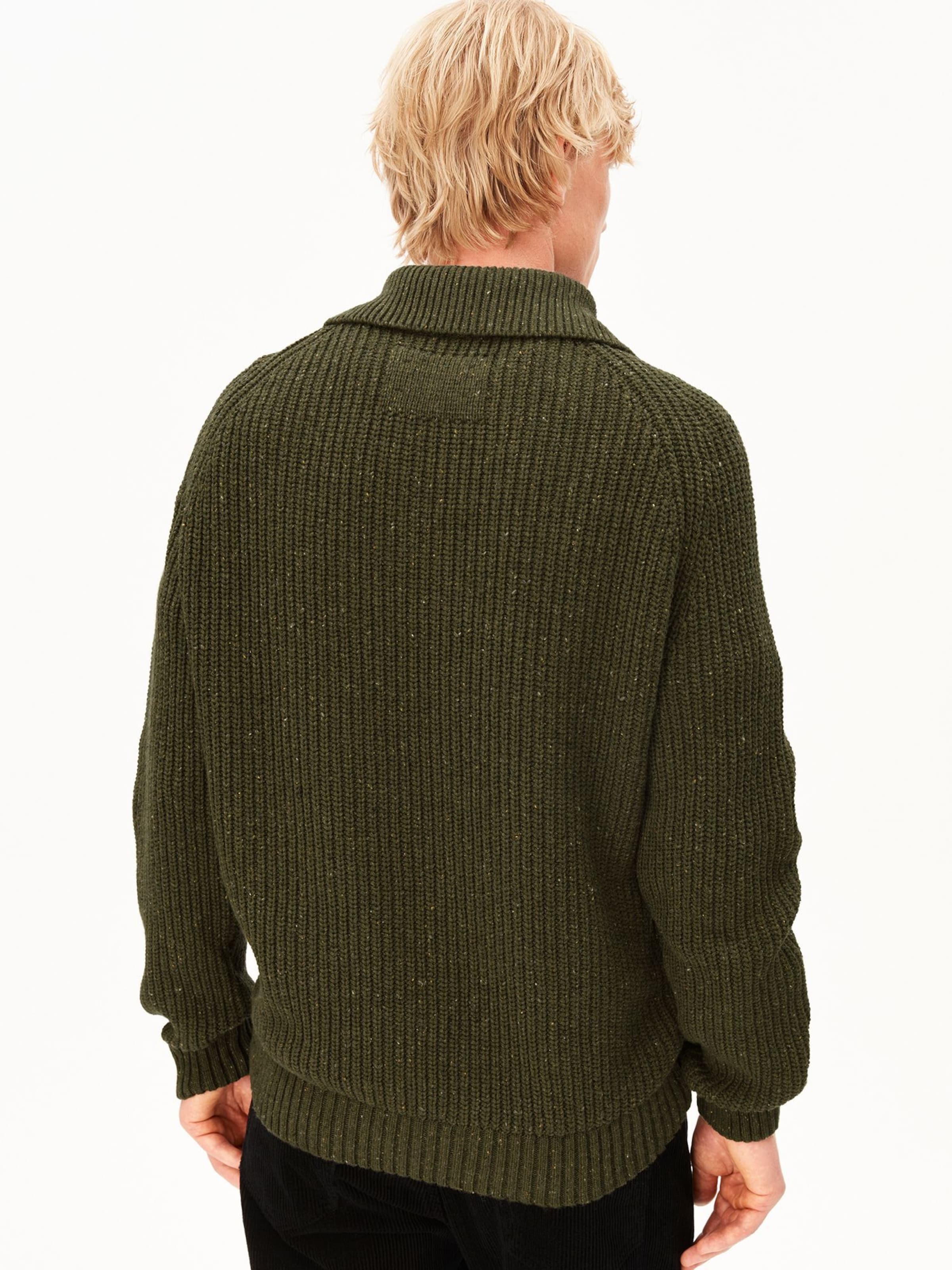 ARMEDANGELS Troyer TWEED in Grün