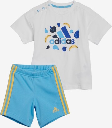 ADIDAS SPORTSWEAR Regularen Športna obleka 'Essentials' | bela barva