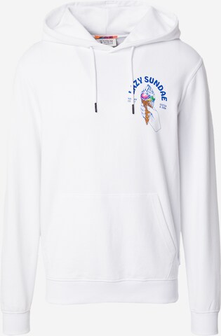 SCOTCH & SODA Sweatshirt in White: front