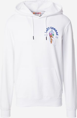 Sweat-shirt SCOTCH & SODA en blanc : devant