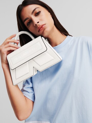 Karl Lagerfeld Handtasche in Weiß: Vorderseite