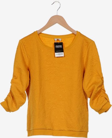 ONLY Sweatshirt & Zip-Up Hoodie in XL in Yellow: front