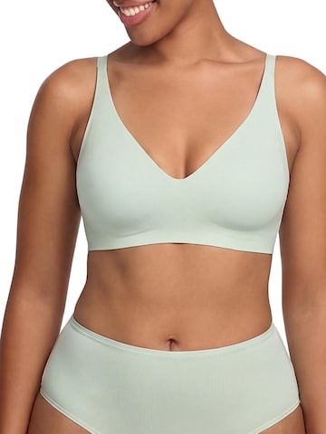 cfab by creamy fabrics BH 'Comfort Push-Up BH' in Groen: voorkant