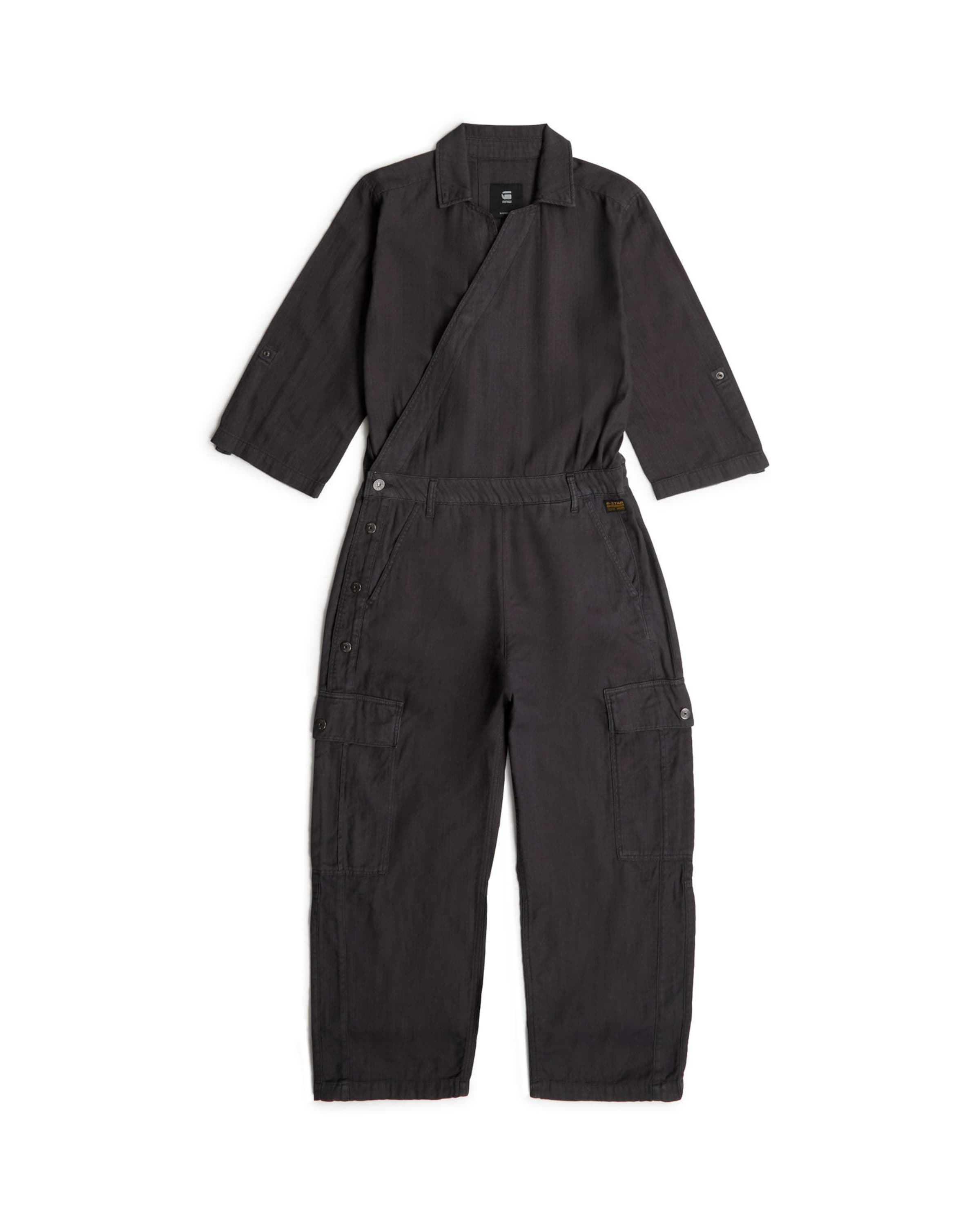 G-STAR Jumpsuit in Grijs: voorkant