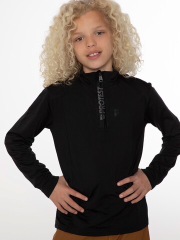 PROTEST Sports sweatshirt 'WILLOWY JR' in Black: front