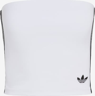 ADIDAS ORIGINALS Top '3 STRIPES TUBE' em 4XS em preto / branco, Vista do artigo