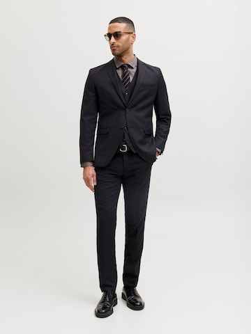 JACK & JONES Slimfit Suorat housut 'Solaris' värissä musta