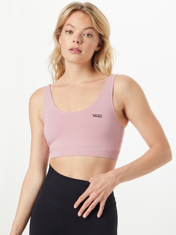 VANS Bralette Bra in Purple: front