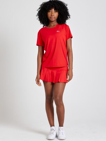 SPORTKIND Funktionsshirt 'Loose Fit Kurzarm'‌‌‌‌‌‌‌ in Rot: Vorderseite