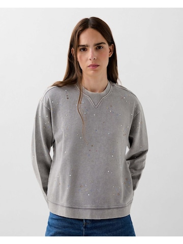 pelēks Scalpers Sportisks džemperis: no priekšpuses